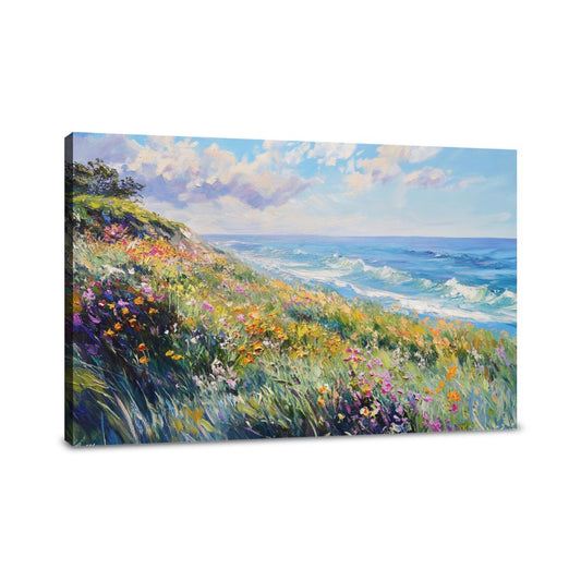 Floral Ocean Canvas - Main Image