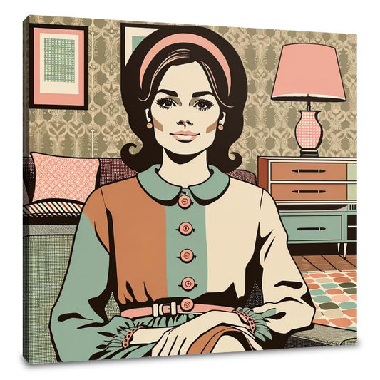 Retro Harmony Canvas - Main Image