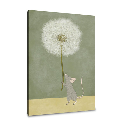 Mouse and Dandelion Canvas - Main Image