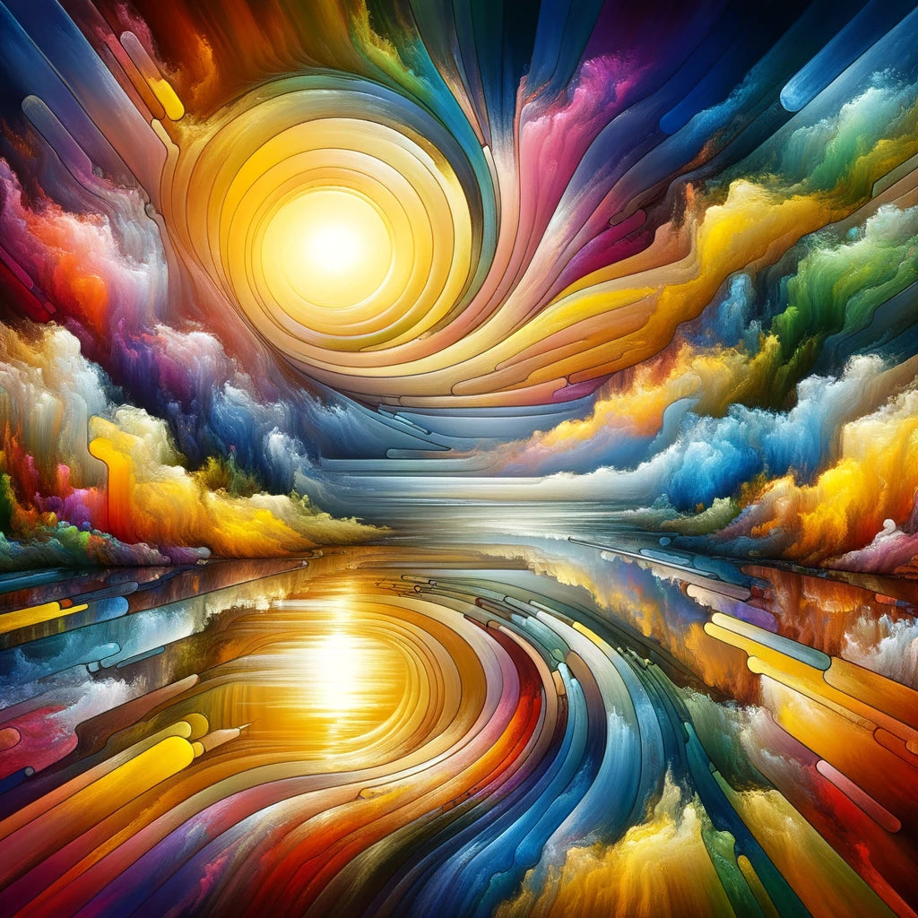 Prismatic Reflections Canvas