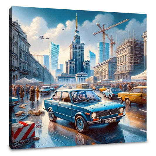 Warsaw Reimagined Canvas - Main Image