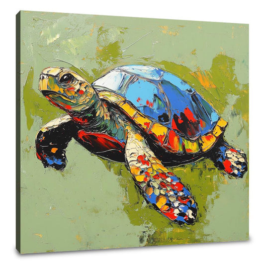 Turtle's Radiant Canvas - Main Image