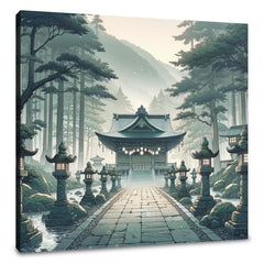 Misty Shrine Canvas - Main Image