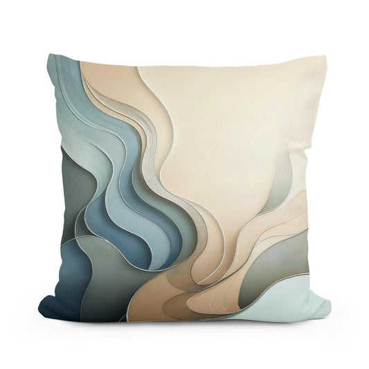 Serenity Shapes Cotton Cushion - Main Image