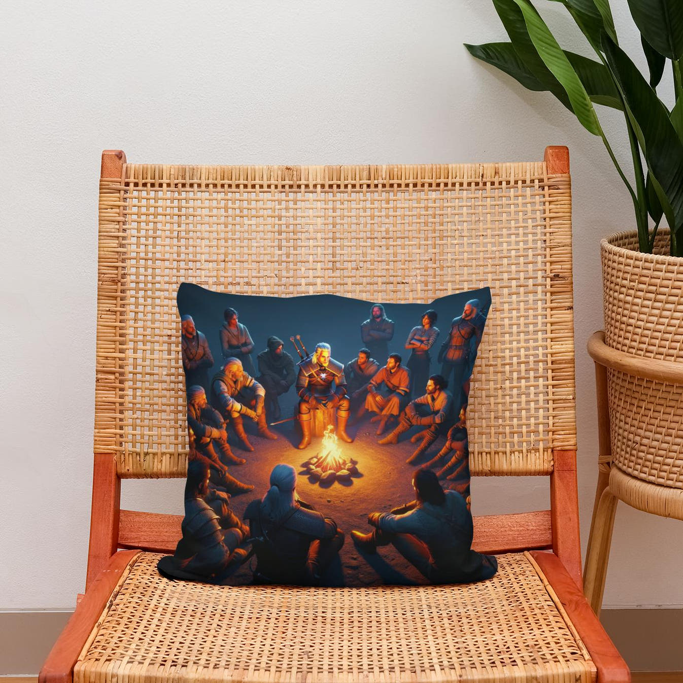 Ethereal Dreams Cotton Cushion - Secondary Image 2