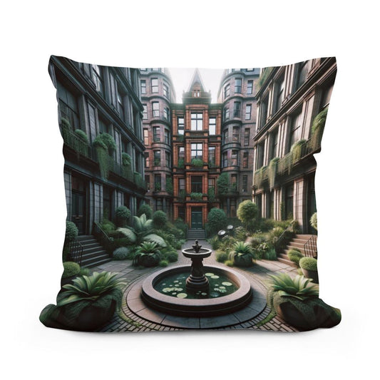 Victorian Oasis Glasgow Cotton Cushion - Main Image