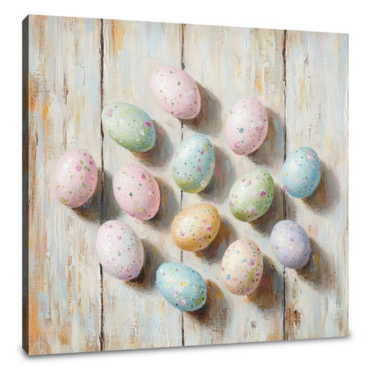 Pastel Easter Egg Canvas - Main Image