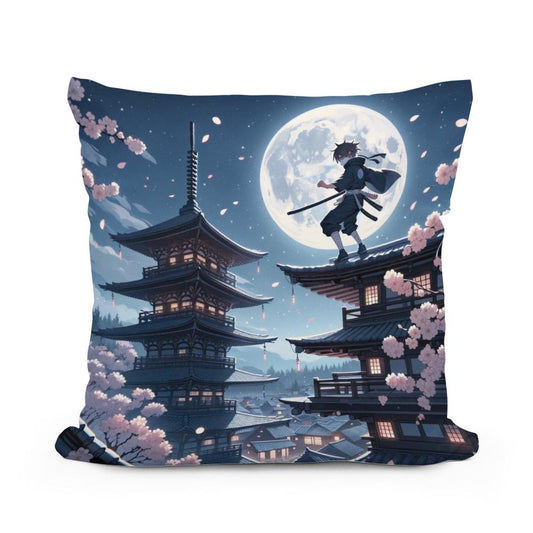 Moonlit Ninja Cotton Cushion - Main Image