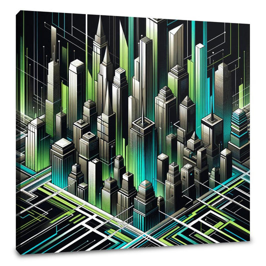 Neon Metropolis Canvas - Main Image