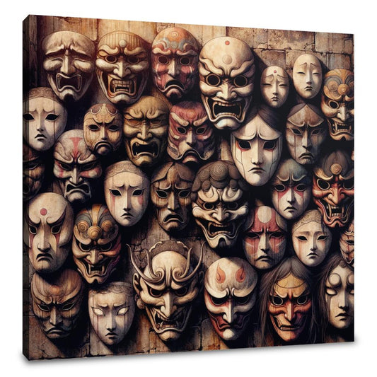 Mystery of Masks Canvas - Main Image