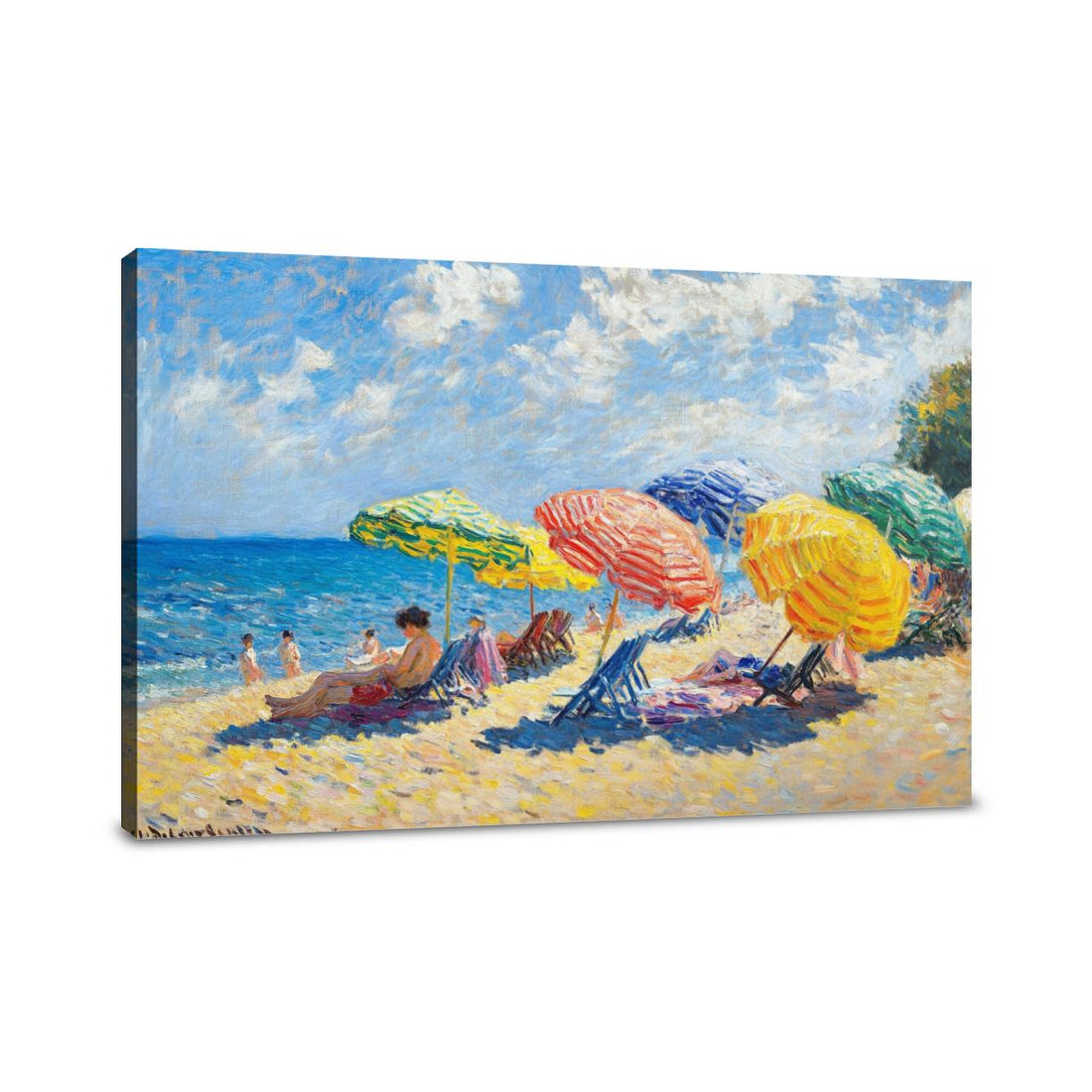 Beach Parasols Canvas - Main Image