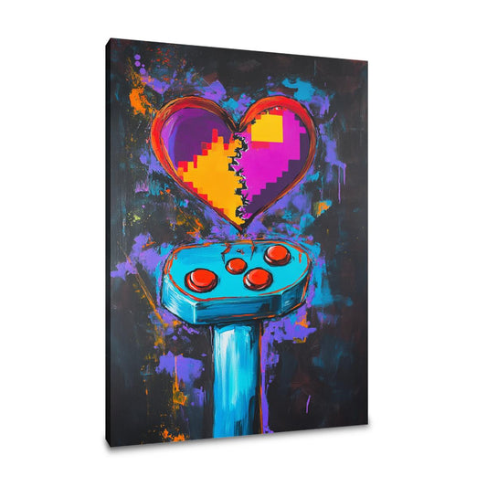 Joystick Heartbreak Canvas - Main Image