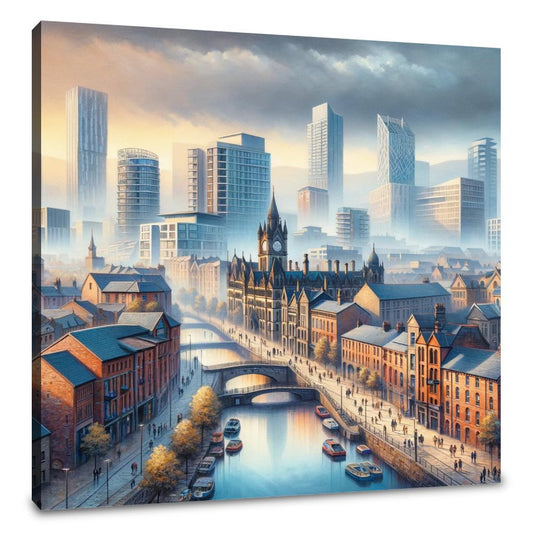 Manchester Mosaic Canvas - Main Image