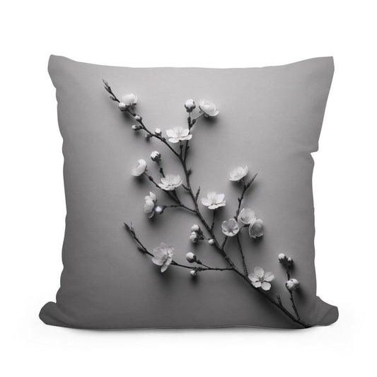 Cherry Blossom Serenity Cotton Cushion - Main Image