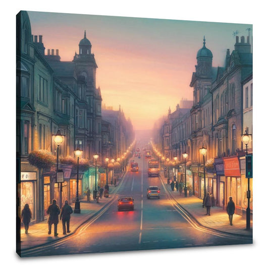 Dusk on Cold Bath Road Canvas - Main Image