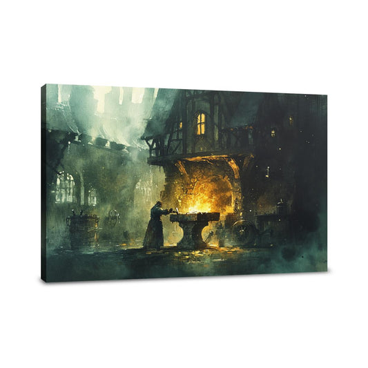 Legendary Swordsmith Forge Canvas - Main Image