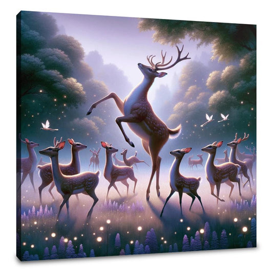 Ballet Deer Canvas - Main Image