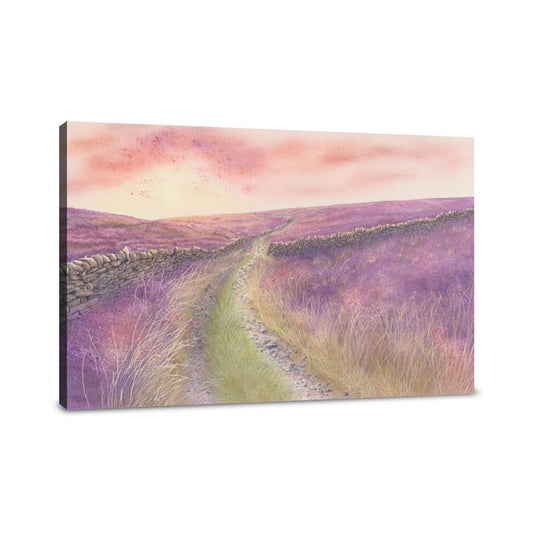 Heather Pathway Canvas - Main Image