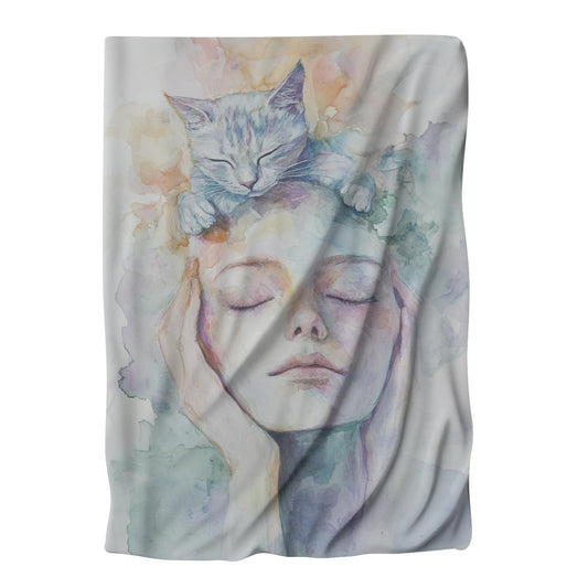 Feline Reverie Blanket - Main Image
