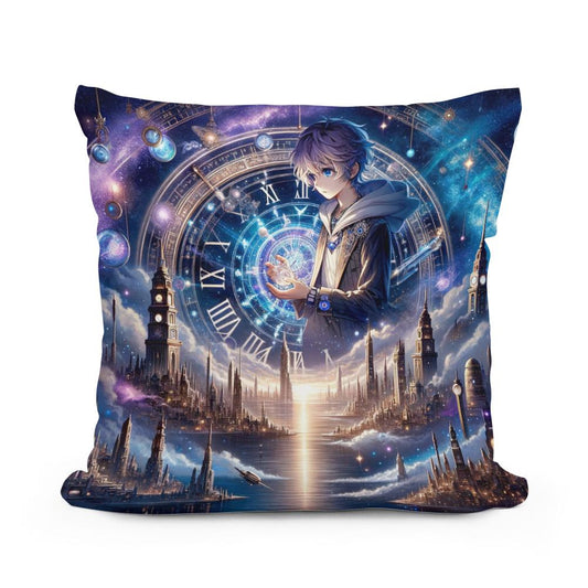 Cosmic Time Voyager Cotton Cushion - Main Image
