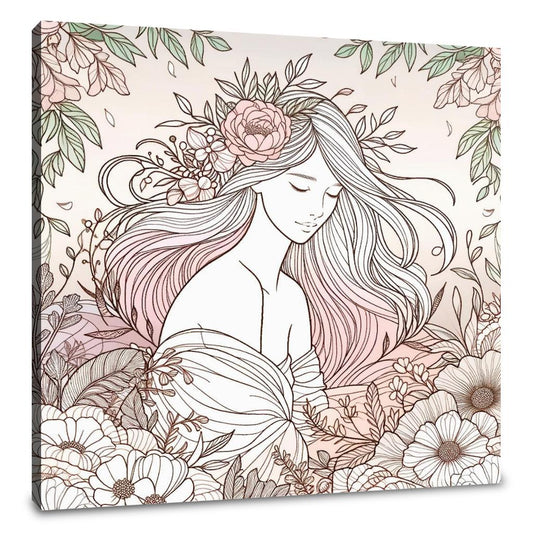 Floral Serenity Canvas - Main Image