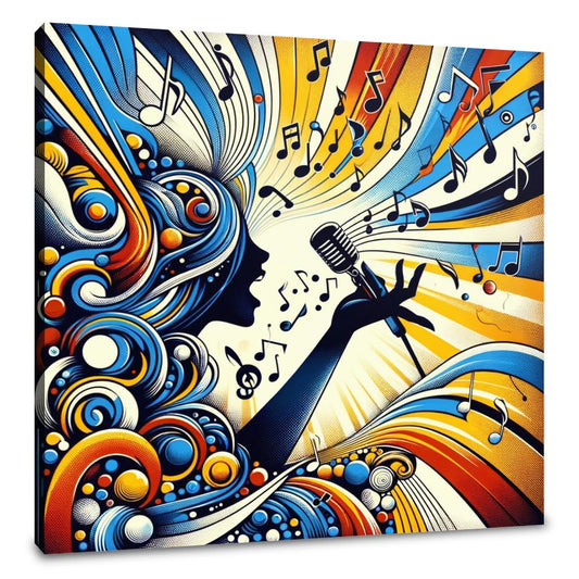 Musical Pop Symphony Canvas - Main Image