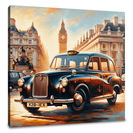 Timeless Journey London Taxi Canvas - Main Image