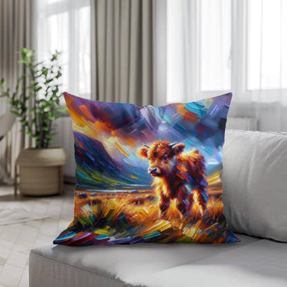 Highland Emotion Cotton Pillow - Secondary Image 4