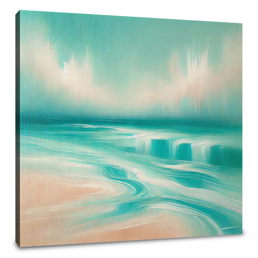 Tranquil Turquoise Beach Canvas - Main Image