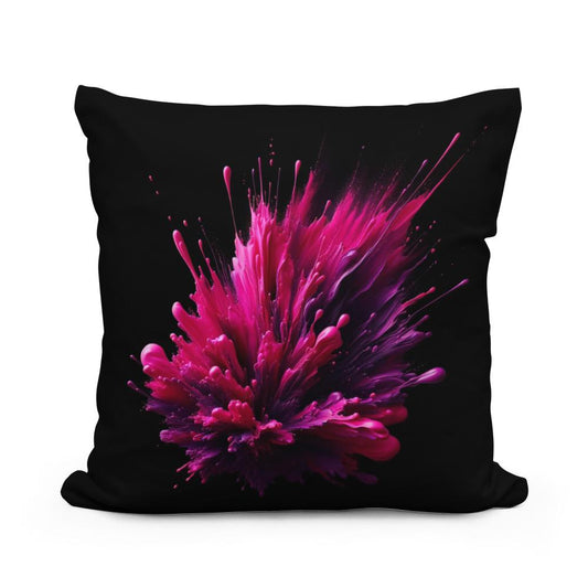 Magenta Energy Cotton Pillow - Main Image