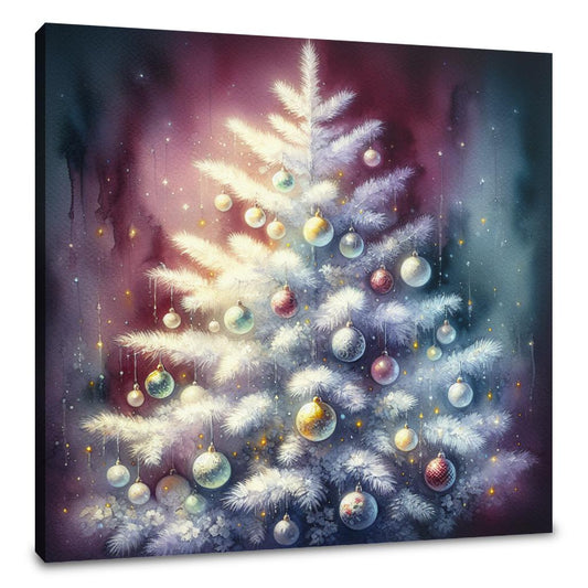 Melancholic Christmas Serenity Canvas - Main Image