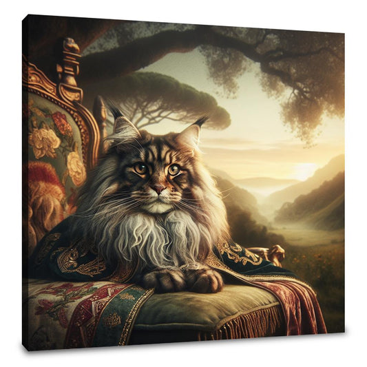 Regal Dawn Coon Majesty Canvas - Main Image