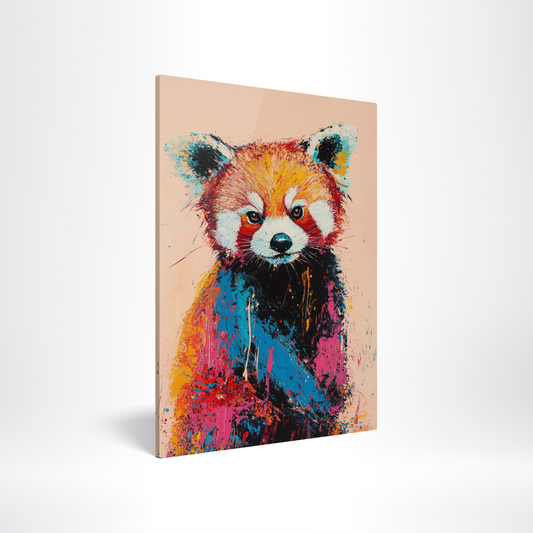 Red Panda Harmony Acrylic Print Hero Image