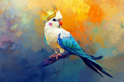 Regal Cockatiel Blanket