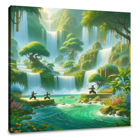 Pandaren Falls Canvas - Main Image