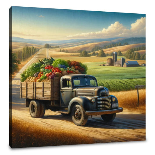 Harvest Road Journey Canvas - Main Image