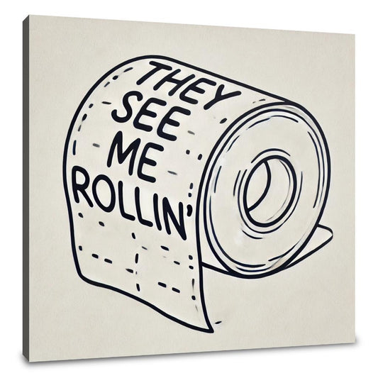 Rollin' with Humour Canvas - Main Image
