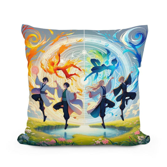 Harmony of Elements Cotton Cushion - Main Image