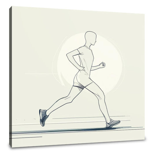 Graceful Runner Canvas - Main Image