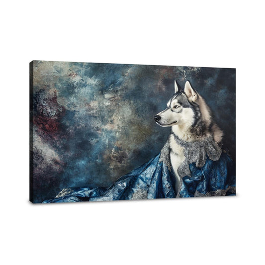 Husky Elegance Canvas - Main Image