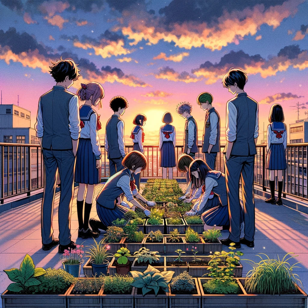 Rooftop Dreamscape Canvas