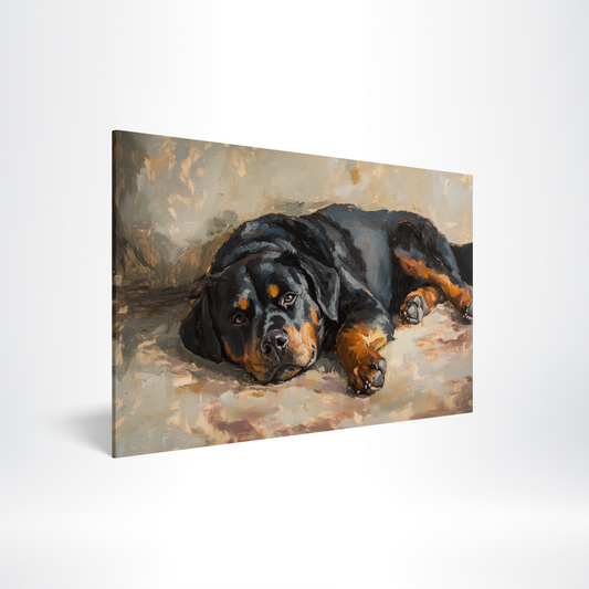 Rottweiler Rest Acrylic Print Hero Image