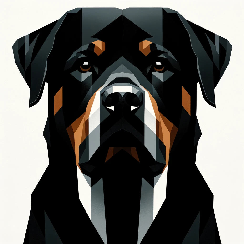 Rottweiler's Realm Cotton Cushion