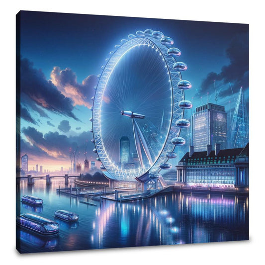 Futuristic London Eye Canvas - Main Image