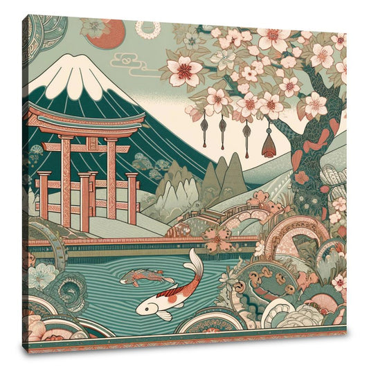 Japanese Serenity Canvas - Main Image