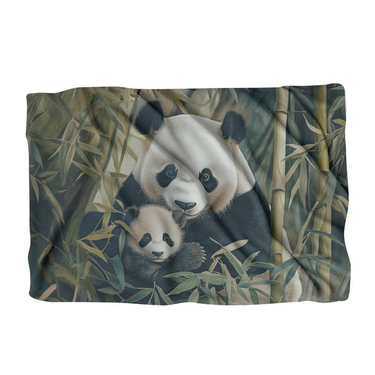 Panda Family Harmony Blanket - Main Image