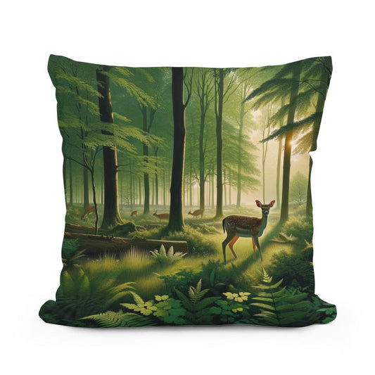 Dawn Forest Cotton Cushion - Main Image