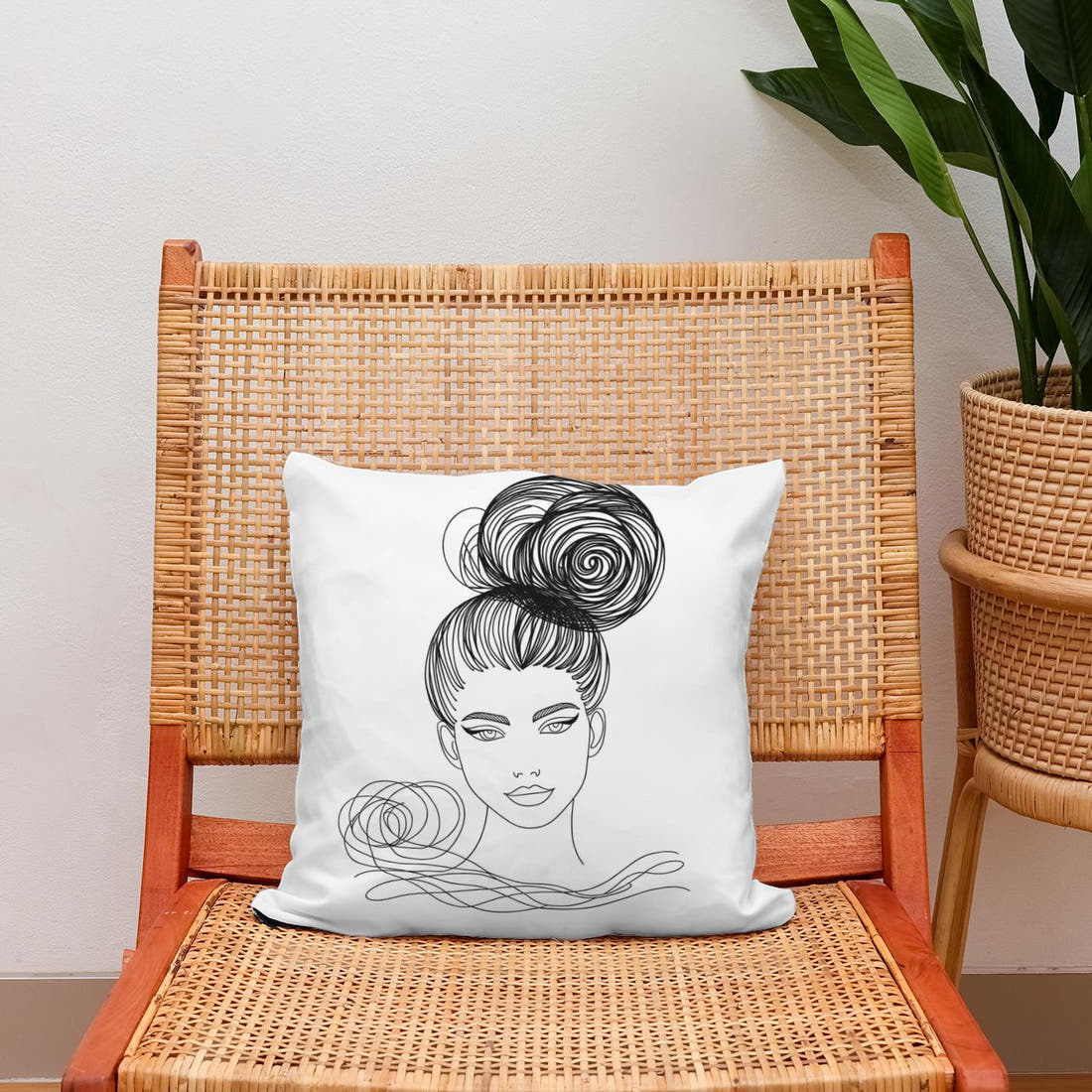The Elegant Bun Cotton Cushion - Secondary Image 2