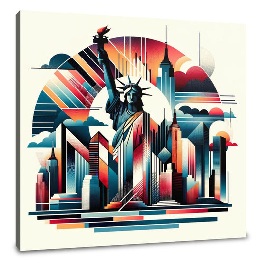 New York Beat Landscape Poster - Main Image