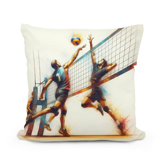 Net Clash Cotton Cushion - Main Image